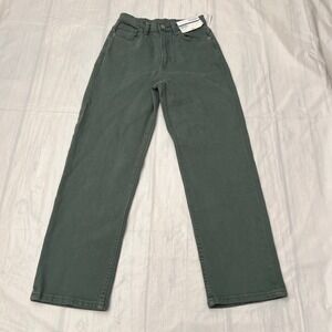 Arizona Juniors Vintage Straight Leg Jeans Size 1 High Rise Slim Silver Pine